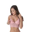 Sutiã Amamentação Cropped Rosa Fristyle Top Gestante Pós Parto