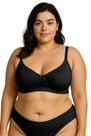 Sutiã Básico Liso Adulto Plus Size Alça Larga Ajustável Reforçado Regulável Regulagem Sustentação