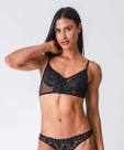 Sutiã Bra Top Lurex Sem Bojo Marisa Preto-51029