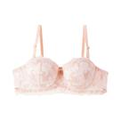 Sutiã Bralette Feminino Push up Meia Taça Com Renda Floral E Aro, Tamanhos 36-42, Copas A/B, Para Sutiã Bralette Feminino Push up Meia Taça Com Renda Floral E Aro, Tamanhos 36-42, Copas A/B, Para