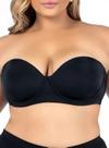 Sutiã Bustiê Dilady 12318 Plus Size Com Bojo Microfibra T. 50/54