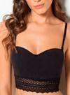 Sutiã Bustiê Trifil K00872 Feminino Renda Sem Costura e Microfibra T. 42/46