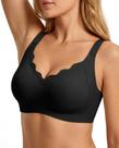 Sutiã Cevapro Wireless Push Up Jelly com cobertura total para mulheres negras
