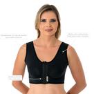 Sutiã cirúrgico compressivo Mabella 1160 alça larga melhor para cirurgia plástica prótese mama silicone aumento lifting