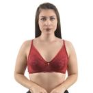 Sutiã Com Tule e Renda Sensual Sem Bojo Com Aro Jackie