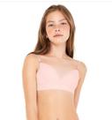 Sutiã comfort Teen sem costura. Cor: rosa claro tam: G