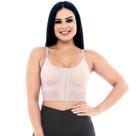 Sutiã Compressivo Pós Mamoplastia Alças Finas Confortável Abertura Frontal