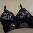 Sutiã Cropped com Bojo em Renda e Tule