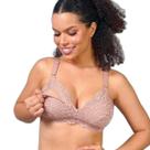 Sutiã de lingerie sem bojo para amamentação de renda duloren