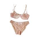 Sutiã De Renda Floral Ultrafino Para Mulheres Com Seios Grandes, Sexy, De Verão, Com Aro,