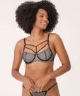 Sutiã De Tela Strappy Com Base E Sem Bojo Marisa-09017 Sutiã De Tela Strappy Com Base E Sem Bojo Marisa-09017