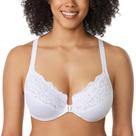 Sutiã DELIMIRA Plus Size com Fecho Frontal e Renda, Tamanho 38C