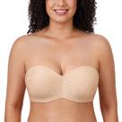 Sutiã DELIMIRA Strapless Jacquard Minimizer Bege 36DD