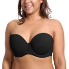 Sutiã DELMIRA 36B Plus Size sem alça com Ar Preto