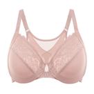 Sutiã DELMIRA Fechamento Frontal Postura Cobertura Total 34DD Rosa
