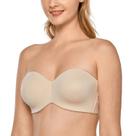Sutiã DELMIRA sem alça com Aro Minimizer Plus Size 34C Bege