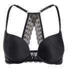 Sutiã DOBREVA 34AA Preto Push-Up Nadador com Fecho Frontal