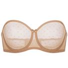 Sutiã DOBREVA 38DD Sem Bojo, Tule Transparente, sem alça, Com Aro, Plus Size Sutiã DOBREVA 38DD Sem Bojo, Tule Transparente, sem alça, Com Aro, Plus Size