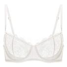 Sutiã DOBREVA 42DD Renda Push Up Plus Size Marfim