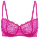 Sutiã DOBREVA Renda Push Up Plus Size Transparente Balconette 40D