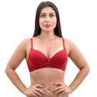 Sutiã Drapeado Com Bojo Meia Taça e Renda Nayane Rodrigues Sutiã Drapeado Com Bojo Meia Taça e Renda Nayane Rodrigues