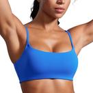 Sutiã esportivo CRZ YOGA Butterbreeze com gola redonda feminino azul grande Sutiã esportivo CRZ YOGA Butterbreeze com gola redonda feminino azul grande