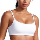 Sutiã esportivo CRZ YOGA Butterbreeze com gola redonda feminino branco XXS Sutiã esportivo CRZ YOGA Butterbreeze com gola redonda feminino branco XXS