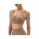 Sutiã Esportivo De Alta Performance Com Zíper Frontal, Secagem Rápida, Ideal Para Yoga E Corrida,