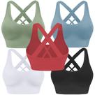 Sutiã esportivo Evercute acolchoado de suporte médio para mulheres