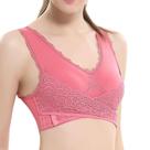 Sutiã esportivo feminino cor lisa frente cruzada lateral sutiã esportivo copo completo sutiã colete tops
