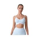 Sutiã Esportivo Feminino Sem Costas, Cor Sólida, Respirável, Para Yoga E Fitness, Com Bojo