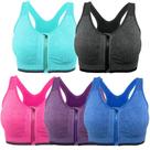Sutiã esportivo FLORATA Zip Front sem fio após cirurgia para mulheres