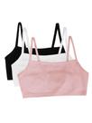 Sutiã esportivo Fruit of The Loom com alça espaguete feminina de algodão