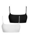 Sutiã esportivo MakeMechic com gola quadrada e alça espaguete feminina Sutiã esportivo MakeMechic com gola quadrada e alça espaguete feminina