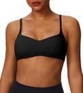 Sutiã esportivo Queerier com decote em V Spaghetti Strappy Open Back Gym