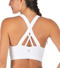 Sutiã esportivo RUNNING GIRL Criss-Cross Back acolchoado com tiras femininas Sutiã esportivo RUNNING GIRL Criss-Cross Back acolchoado com tiras femininas