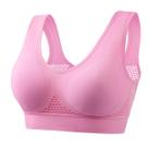 Sutiã esportivo sem costura ElymWoo Plus Size 6XL com suporte médio