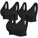 Sutiã esportivo SIMIYA Yoga Comfort, sem costura, elástico, feminino, pacote com 3