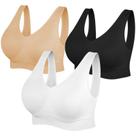 Sutiã esportivo SIMIYA Yoga Comfort, sem costura, elástico, feminino, pacote com 3