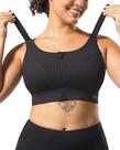 Sutiã esportivo VFUS ajustável de alto impacto para mulheres preto XXL