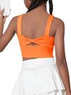 Sutiã esportivo WDIRARA Twist Back para meninas lilás roxo 11Y