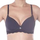 Sutiã fashion base em renda franzido Ref.: ST2112