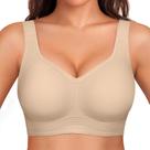 Sutiã feminino OEAK Wireless Jelly Plus Size com cobertura total