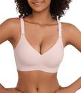Sutiã feminino POSESHE confortável Push Up Wireless rosa