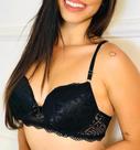 Sutiã feminino preto com renda e bojo Sutiã feminino preto com renda e bojo