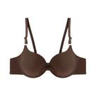 Sutiã Feminino Sexy Sem Costas Com Decote V Profundo De Algodão Com Bojo E Efeito Push-Up, Lingerie