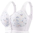 Sutiã FHTECO Daisy Floral Plus Size com fecho frontal sem fio