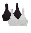 Sutiã Fruit of the Loom Wireless Seamless para mulheres, pacote com 2 unidades, 3GG