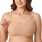 Sutiã Gratlin Sem Arco Plus Size 3XL Algodão para Amamentação e Esporte