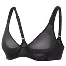 Sutiã INLYRIC Balconette Demi em Tule Transparente 40C Preto
